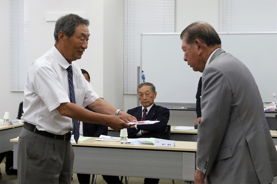 You are currently viewing 能登半島地震に対する義援金の寄託式が行われました
